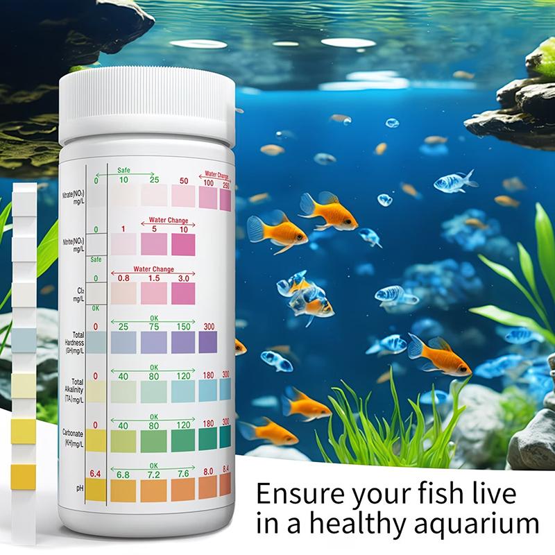 Aquarium Fish Saltwater - Тест-полоски для аквариумной воды 8 в