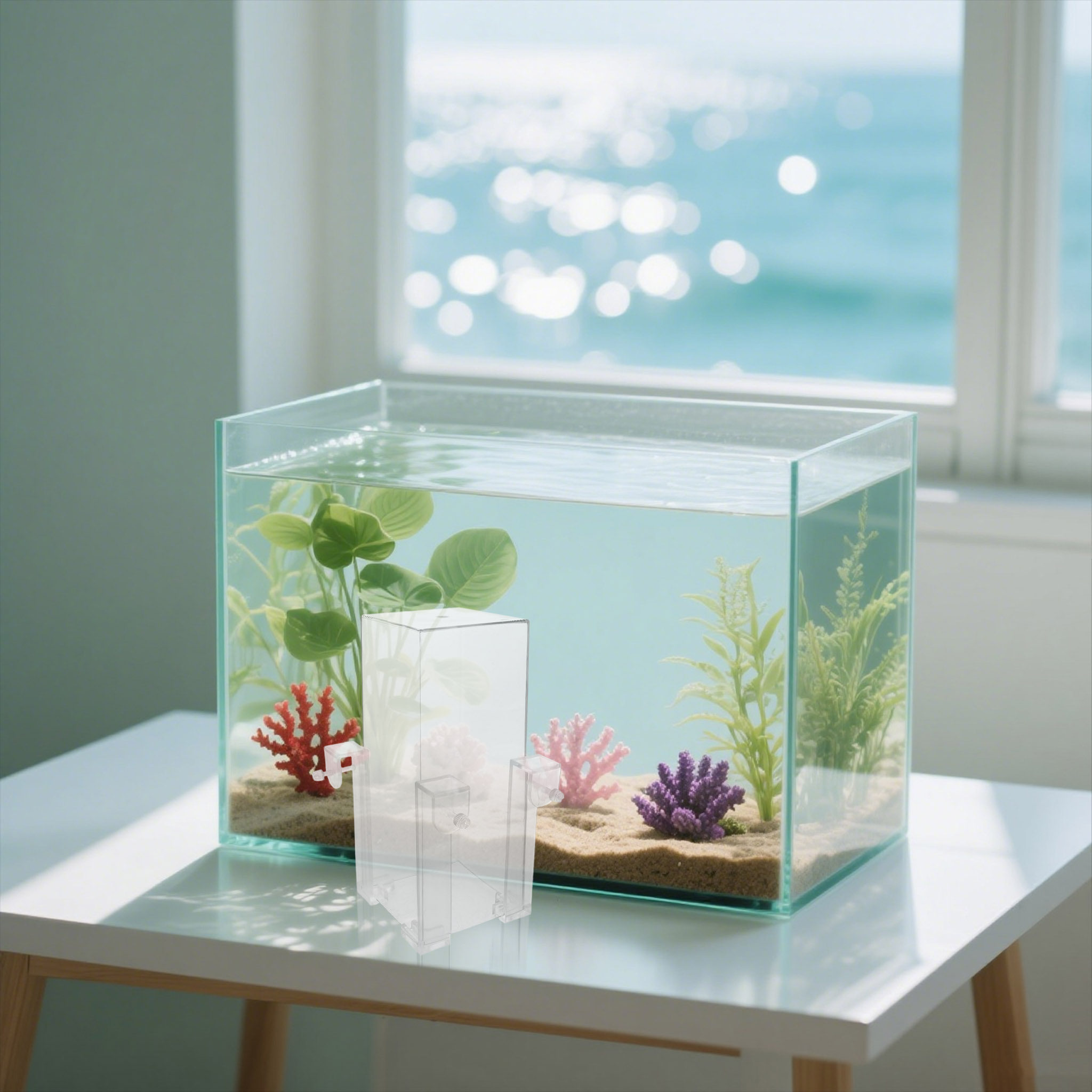 Aquarium Fish Elevator - Внешний вакуумный подвесной аквариум из прозрачного