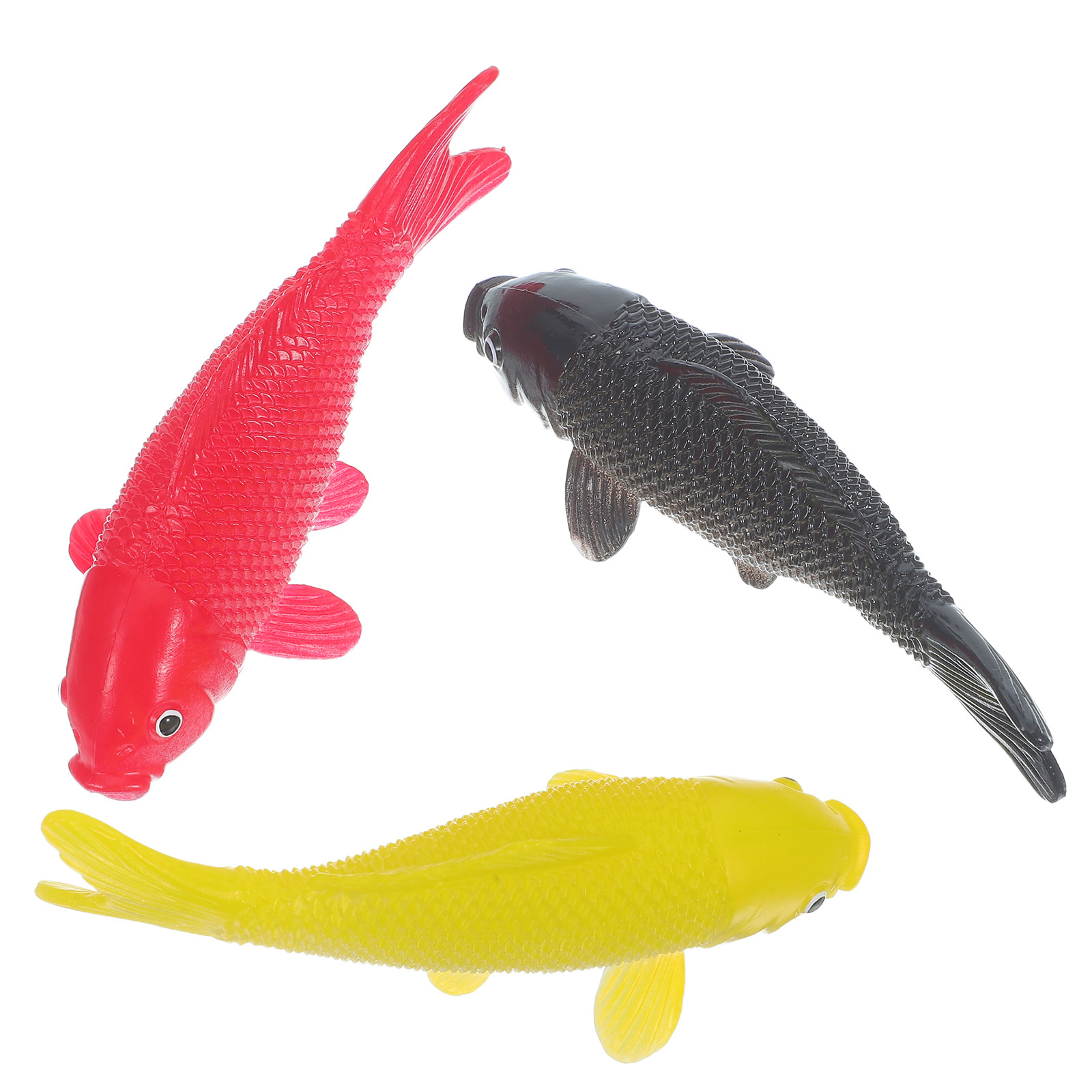 Fish Toys For Aquarium - Набор из 3 реалистичных пластиковых фигурок