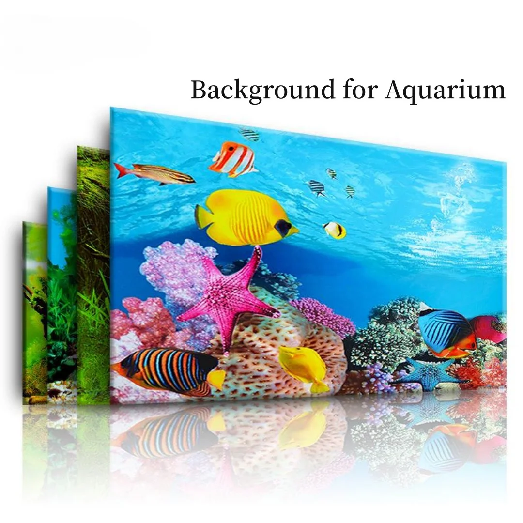 Aquarium Fish Enrichment - Фон для аквариума, 3D наклейка, украшение