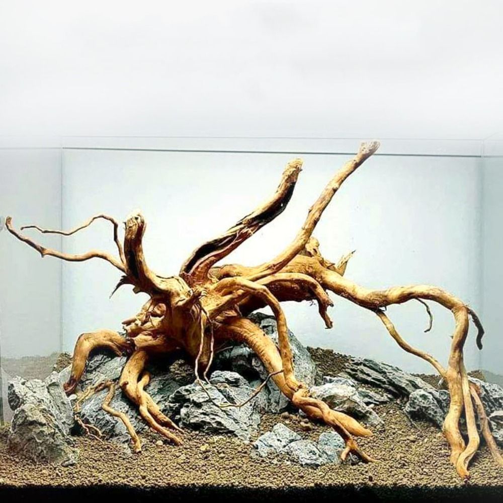 Aquarium Fish Enrichment - Натуральный ствол дерева, аквариумное украшение, деревянное