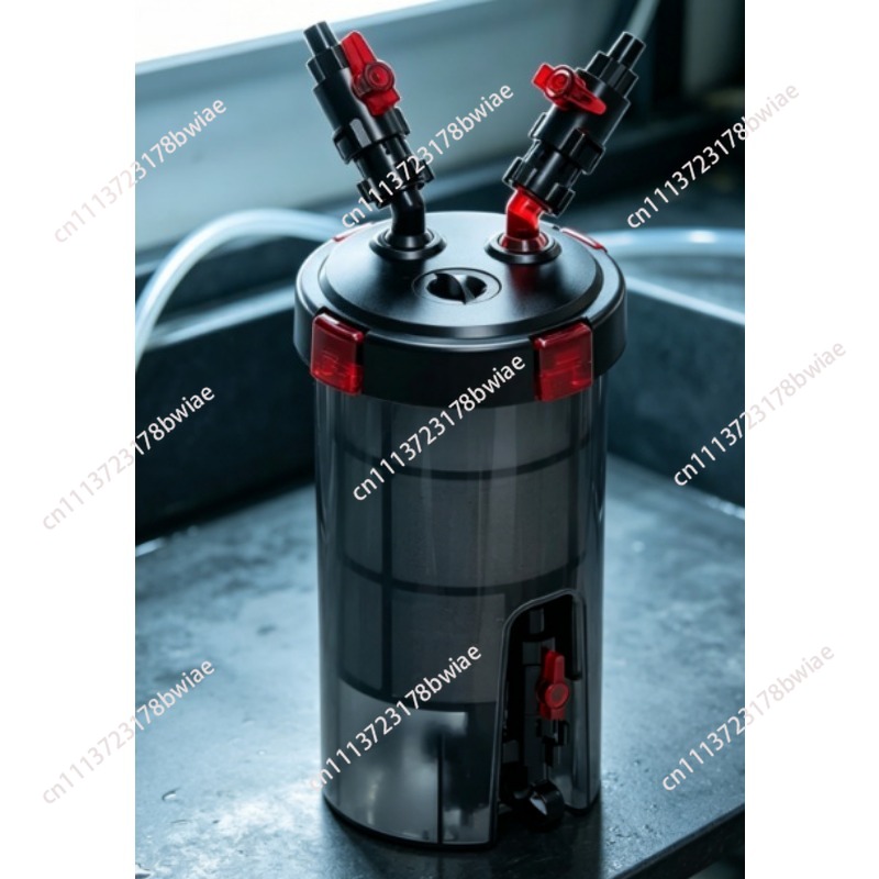 Fish Tank Filter - Бесшумный внешний предфильтр-бочка для аквариума 3-в-1