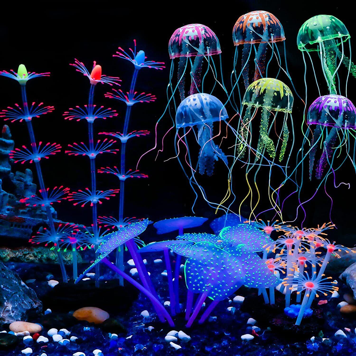 Силиконовые светящиеся искусст – обзор и цена Aquarium Fish Enrichment