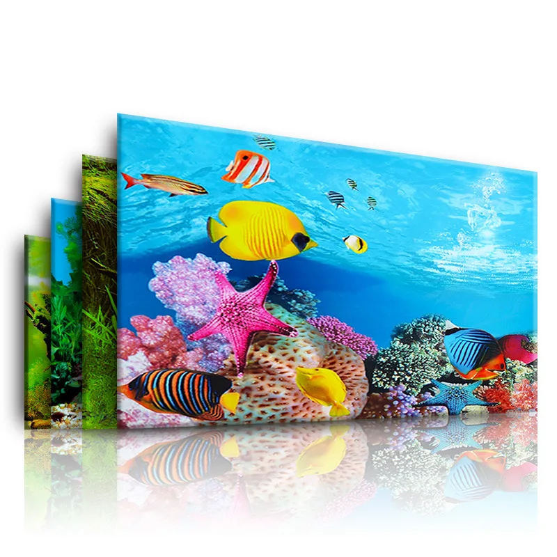 Фон для аквариума, 3d наклейка – обзор и цена Aquarium Fish Enrichment