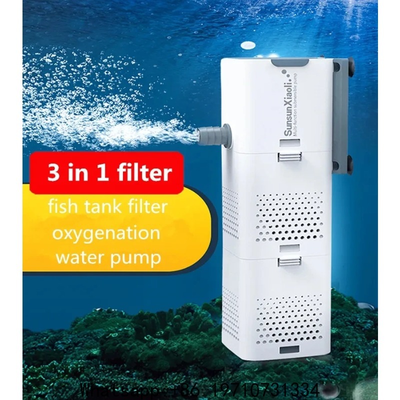 Фильтр SUNSUN 3-в-1 для аквари – обзор и цена Fish Tank Filter